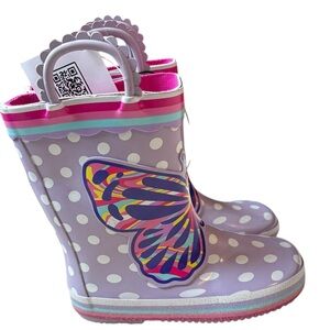 Member’s Mark Butterfly Rain Boots NWT‎ Size 9/10